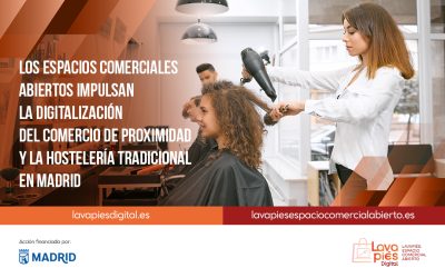 Los espacios comerciales abiertos impulsan la digitalización del comercio de proximidad y la hostelería tradicional en Madrid